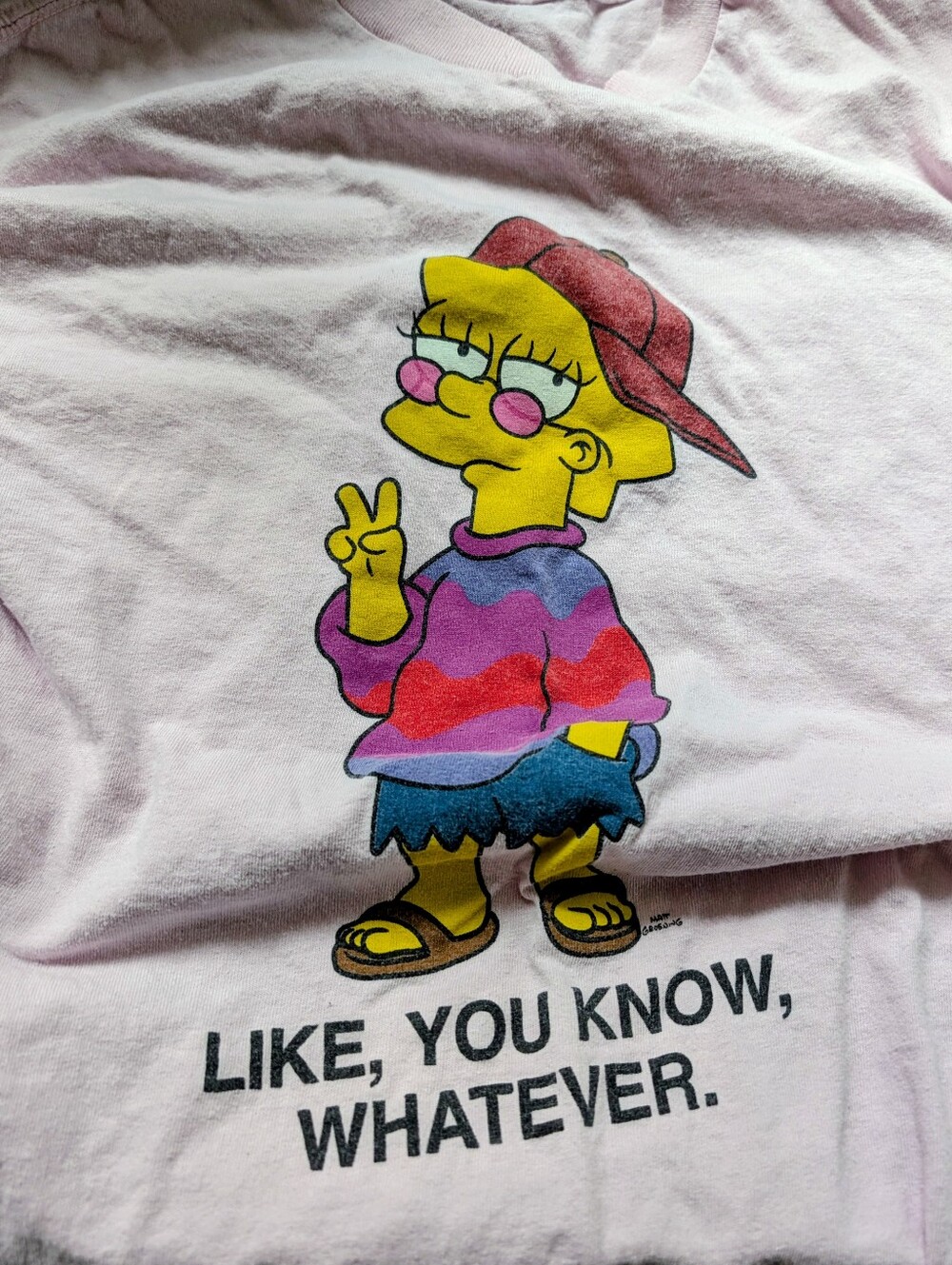 Lisa Simpson Graphic Tee - Pink
